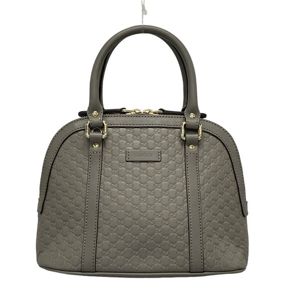 GUCCI Micro Guccissima Gray Leather - Handbag 903-080125 - Picture 1 of 14